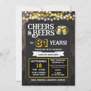 Proost en Bier voor de 81 Jaar oude Brouwerij Verj Kaart