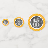 Proost en biertjes tot 60 jaar Tafel Confetti (Voorkanten)