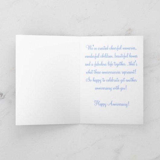 "Proost - Gefeliciteerd met jullie jubileum" - Wen Kaart (Binnen)