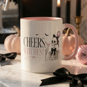 Proost Heksen Skelet Halloween Mok