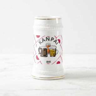 Proost JAPAN 乾杯 KANPAI Cartoon Japans Bierpul