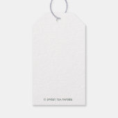 Proost, Labels voor aangepaste cadeaus Cadeaulabel (Achterkant)