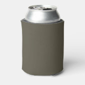 Proost Minimalistische Olijf Script Trouw Blikjeskoeler (Blikje Achterkant)