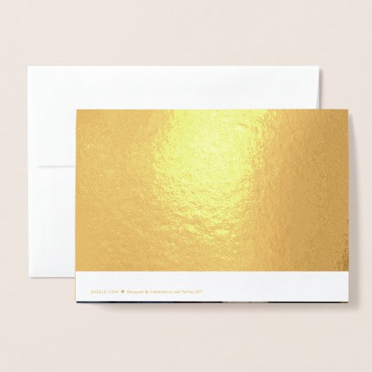 Proost modern geborsteld script champagnefluiten folie kaarten (Met envelop)