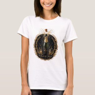Proost naar 2027 Fles Dames T-Shirt