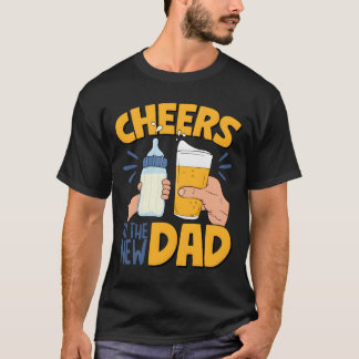 Proost Nieuwe Vader Aankondiging Eerste Keer Vader T-shirt