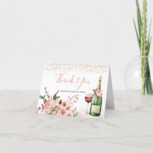 Proost om te houden van Blush Pink Vrijgezellenfee Bedankkaart