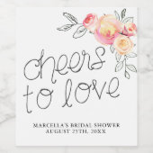 Proost om van Vrijgezellenfeest te houden Wijn Etiket (Enkel label)