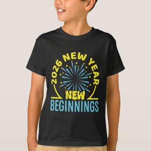 Proost op 2026 Happy New Year Party Beginnings Pre T-shirt