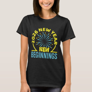 Proost op 2026 Happy New Year Party Beginnings Pre T-shirt