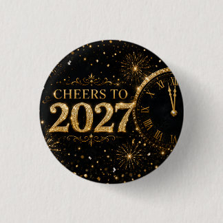 Proost op 2027 ronde button 3,2 cm