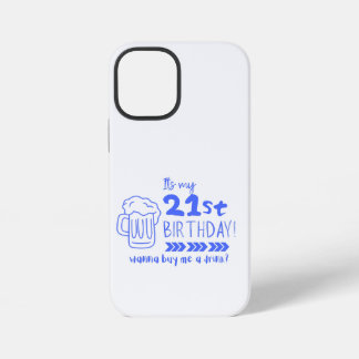 Proost op 21! Tijd om eindelijk legaal te drinken iPhone 12 Mini Hoesje