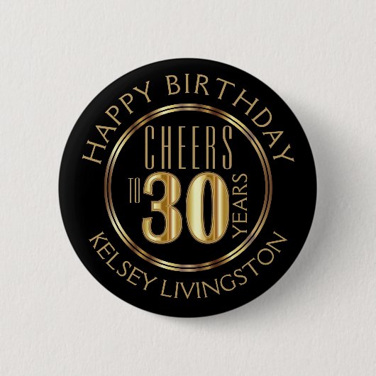 Proost op 30 jaar - Creëer je eigen Button (Voorkant)