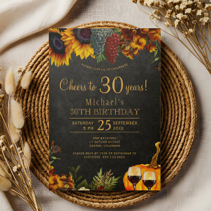 Proost op 30 jaar herfst 30e verjaardagsfeestje kaart