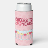 Proost op 30 jaar, verjaardagsfeestje wijn & kawai (Seltzer Voorkant)