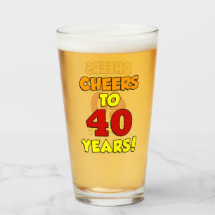 Proost op 40 Jaar Kleurrijk Glas