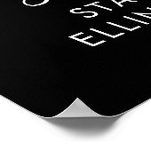 Proost op 50 jaar verjaardag Foto welkom teken Poster (Hoek)