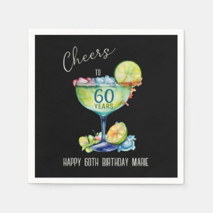 Proost op 60 Jaar Mijlpaal Verjaardag Servet