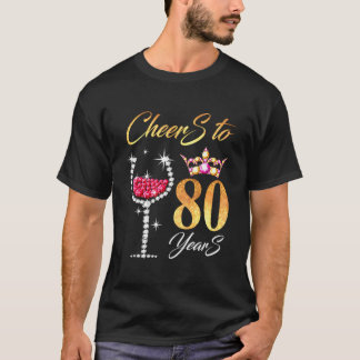 Proost op 80 jaar 80ste perfect voor verjaardag An T-shirt