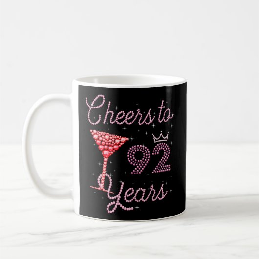 Proost op 92 jaar 92nd 92 bday koffiemok (Links)