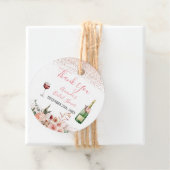 Proost op Blush Pink Vrijgezellenfeest Bedankt Bedankjes Labels (In situ)