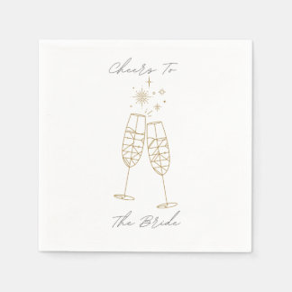 Proost op de bruid servet