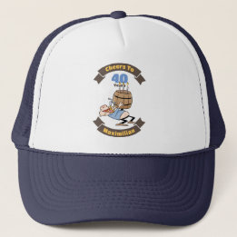 Proost op de Cartoon van 40 Years Funny Beer Birth Trucker Pet
