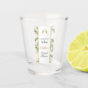 Proost op de Liefde Botanische Bruiloft Feest Shot Glas