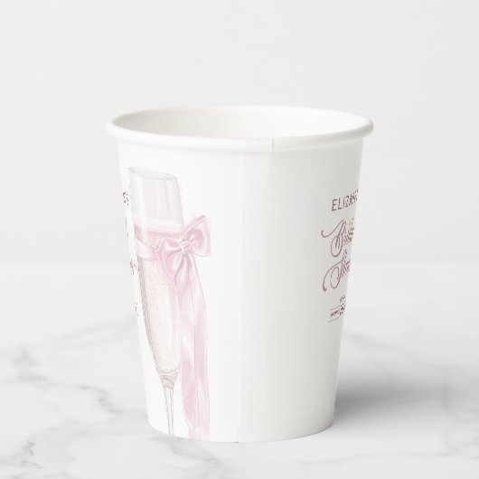 Proost op de liefde wijnglazen Bow Stropdas Vrijge Papieren Bekers (Rechts)