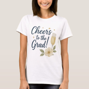 Proost op de Sticker van het Afstudeerder - Afstud T-shirt