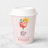 Proost op de toekomst, Mrs Light Pink Papieren Bekers (Voorkant)