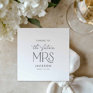 Proost op de toekomstige mevrouw Napkins Servet