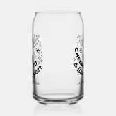 Proost op een nieuwjaarsfeest Design Blikvorm Glas (Rechts)