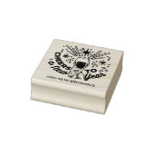 Proost op een nieuwjaarsfeest Design Rubberstempel (Stempel)