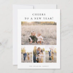 Proost op een nieuwjaarsvakantie Photo Post Kaart