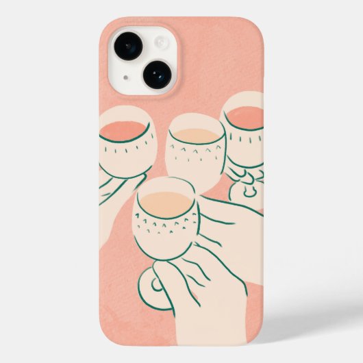 Proost op goede tijden Case-Mate iPhone case (Achterkant)