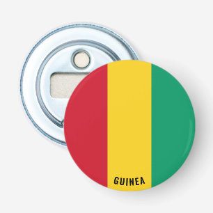 Proost op Guinee! Geweldig Patriottisch Button Flesopener