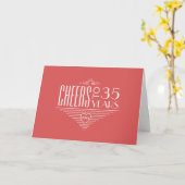 Proost op het 35e Jubileum Kaart (Gele Bloem)