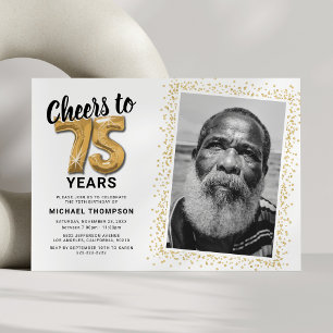 Proost op het 75ste verjaardagsfoto van The Years Kaart