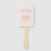 Proost op het Afstudeerder Personalized Photo Afst Handwaaier (Voorkant)