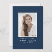 Proost op het Afstuderen Arch Photo Graduation Par Kaart (Achterkant)