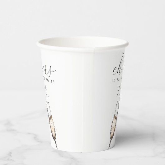 Proost op het elegante Vrijgezellenfeest van Bubbl Papieren Bekers (Rechts)