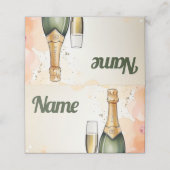 Proost op het jarenfeest (Buitenkant ongevouwen)
