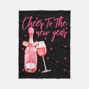 Proost Op Het Nieuwe Jaar 2026 Champagne Oud En Ni Fleece Deken