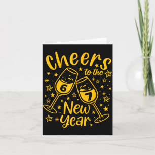Proost Op Het Nieuwe Jaar 2026 Grappig 67 Meme Nie Kaart