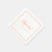 Proost op huwelijksvieringen Minimale moderne perz Servet (Hoek)