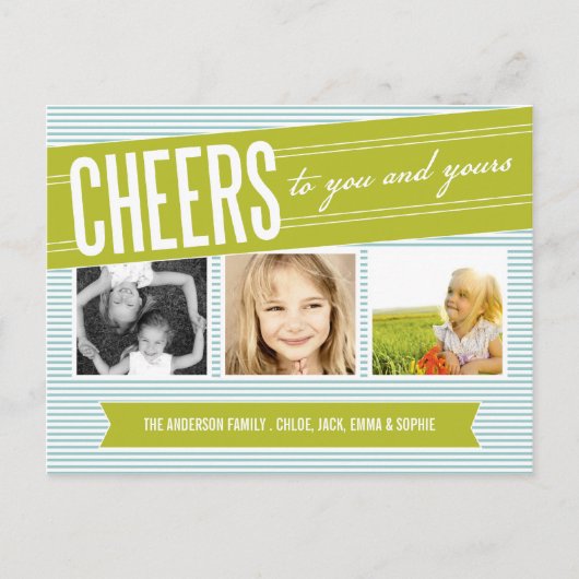 PROOST OP JOU EN DE JOUWEN | KERSTFOTOKAART FEESTDAGENKAART (Voorkant)