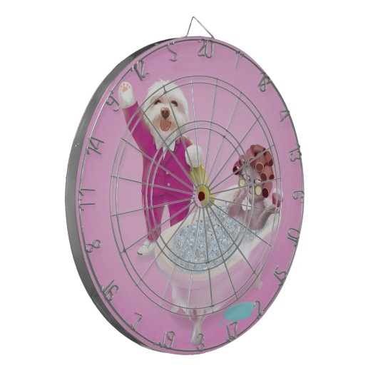 Proost op ontspanning dartbord (Voorkant Links)