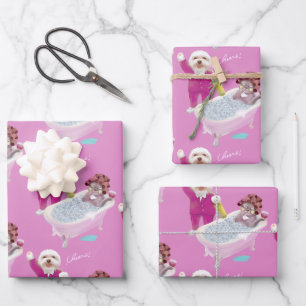 Proost op ontspanning inpakpapier vel