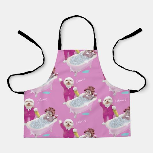 Proost op ontspanning schort (Voorkant)